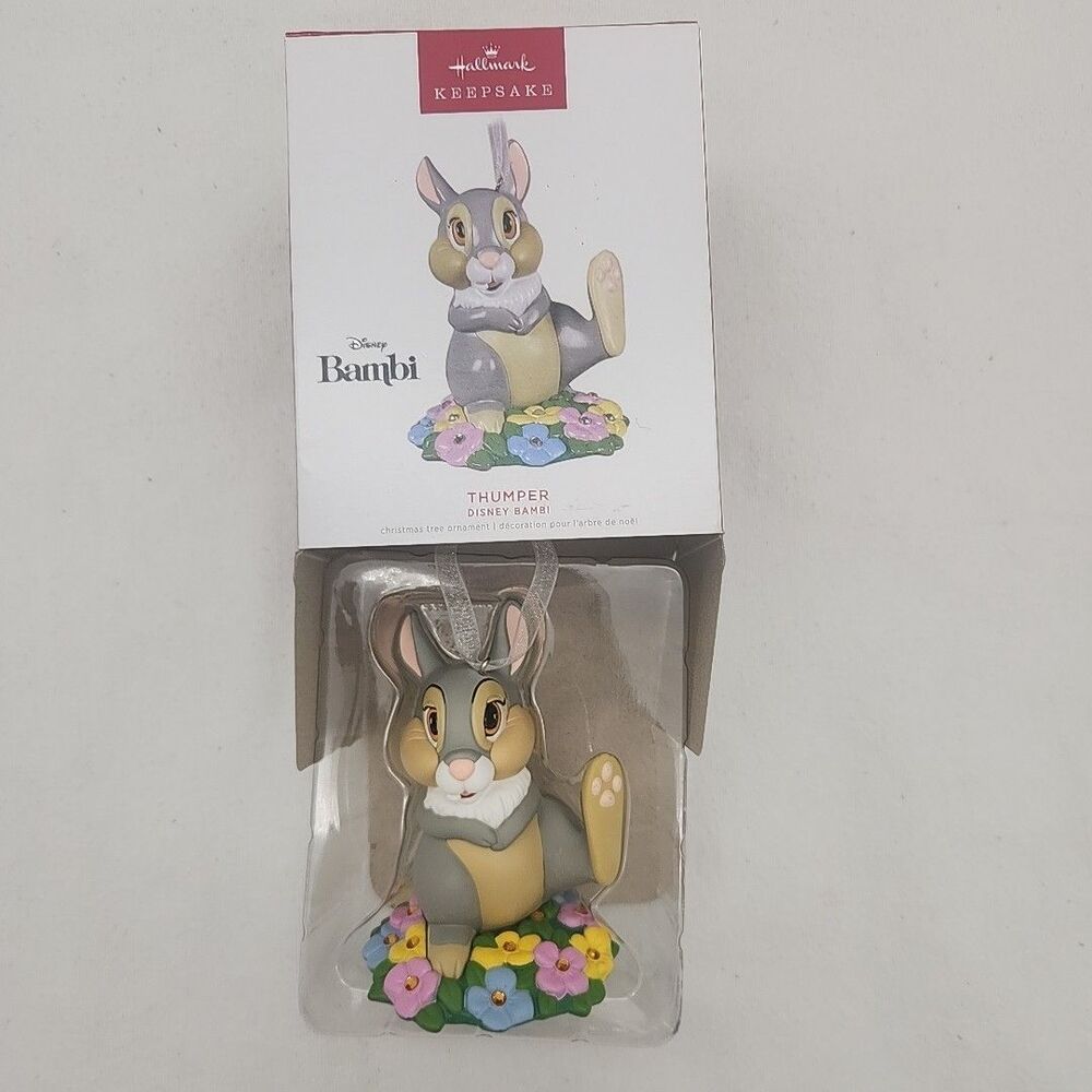 Ornament Hallmark Keepsake 2022 Disney Bambi THUMPER Bunny Christmas  Easter New